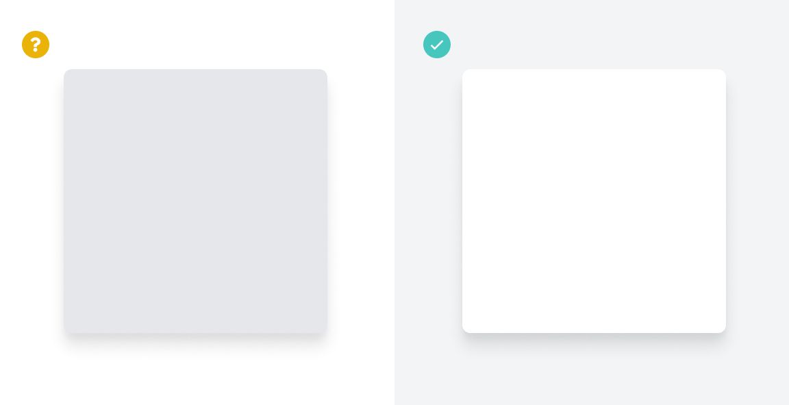 背景色とカードの色